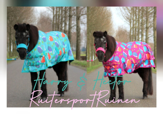 Regendeken Harry & Hector Hedgehog Fleece gevoerd