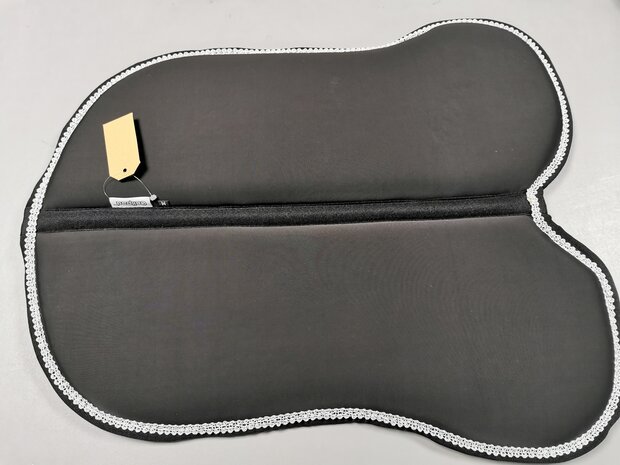 Cellpad Zadelonderlegger Classic Custom Zilveren krul