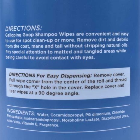 Galloping Goop Shampoo Wipes