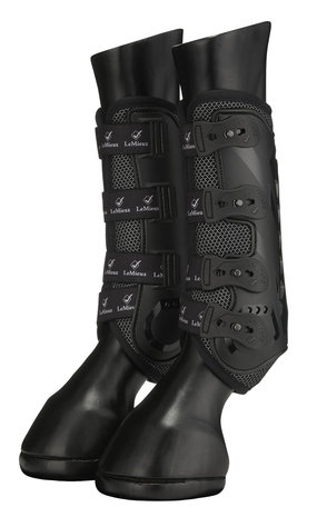 LeMieux Ultramesh Snug Boots Front Black