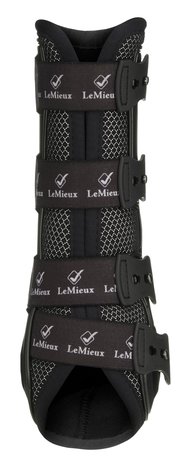 LeMieux Ultramesh Snug Boots Front Black