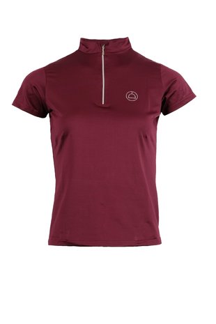 Montar Everly polo crystal logo Plum