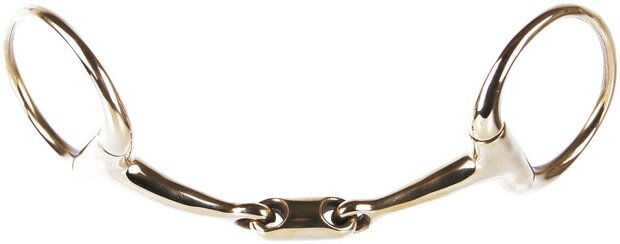 Bustrens Gold, dubbelgebroken, oval-link