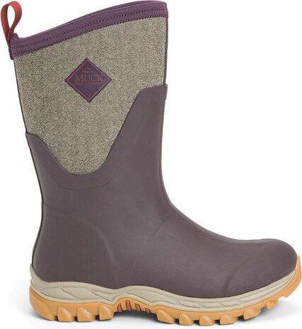 Muck Boot -Arctic Sport II Mid-Bordeaux/Tweed