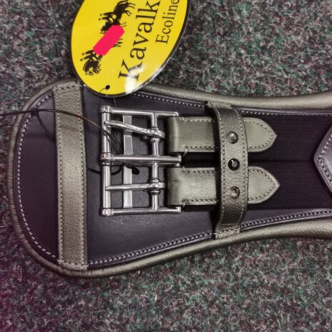 Leren dressuursingel Kavalkade Olive