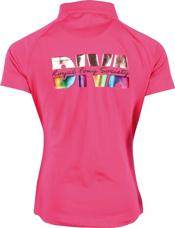 Paardrijshirt HH Diva Fuchsia