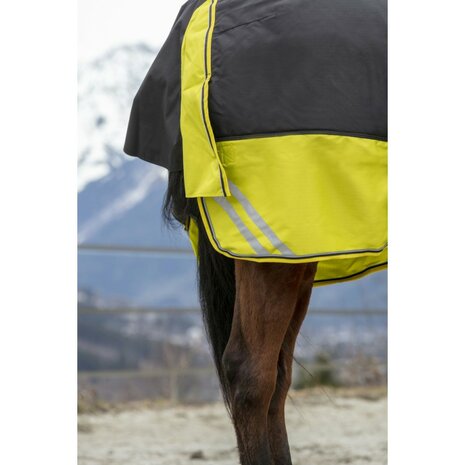 Regendeken Equitheme Tyrex Reflective 0 grams nylon gevoerd