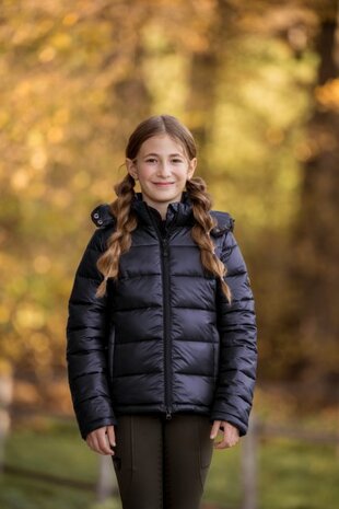 Winterjas Covalliero Quilted Jacket Kids W23 Navy