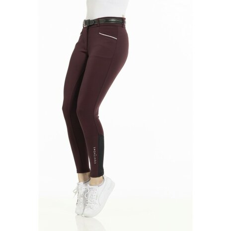 Paardrijbroek Equitheme Claudine Bordeaux