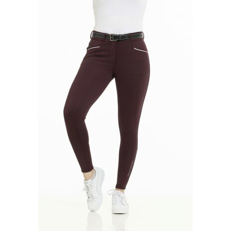 Paardrijbroek Equitheme Claudine Bordeaux