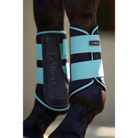 LeMieux Grafter Brushing Boots Lagoon