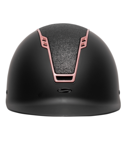 Paardrijcap Swing H22 zwart/shine/rosegold