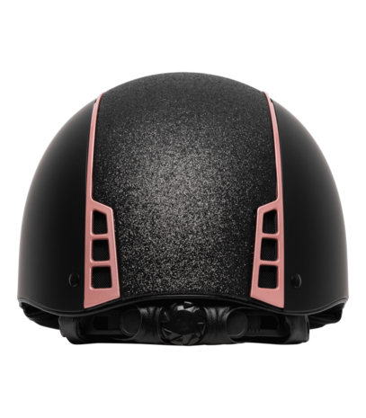 Paardrijcap Swing H22 zwart/shine/rosegold