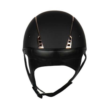Paardrijcap Horka Da Vinci Zwart/rosegold