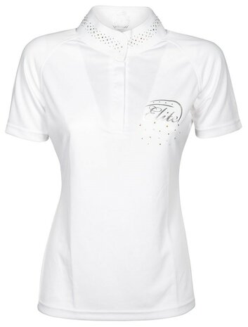 Wedstrijdshirt Elite Crystal wit 