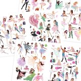 TOPModel Ballet Stickerworld_
