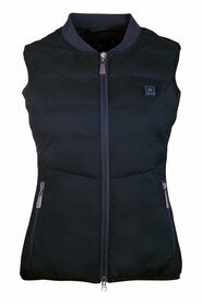 Zwarte Bodywarmer met verwarming 