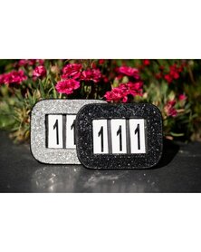 HB Showtime Hoofdstelnummers Sjabrak startnummers Glitter