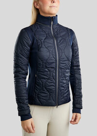 Montar MoMary navy Hybrid Jacket with Gun Metal Crystals