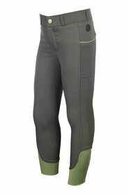 HKM rijbroek Claire grijsgroen
