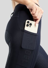 Montar REBEL Rijbroek met telefoonzakje -Navy