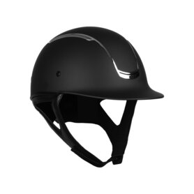 Paardrijcap Horka Da Vinci Zwart/zilver