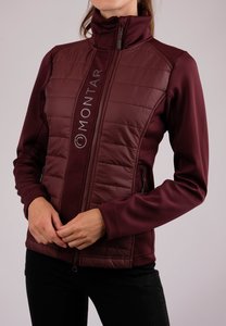 Montar Emma Quilted jacket Plum